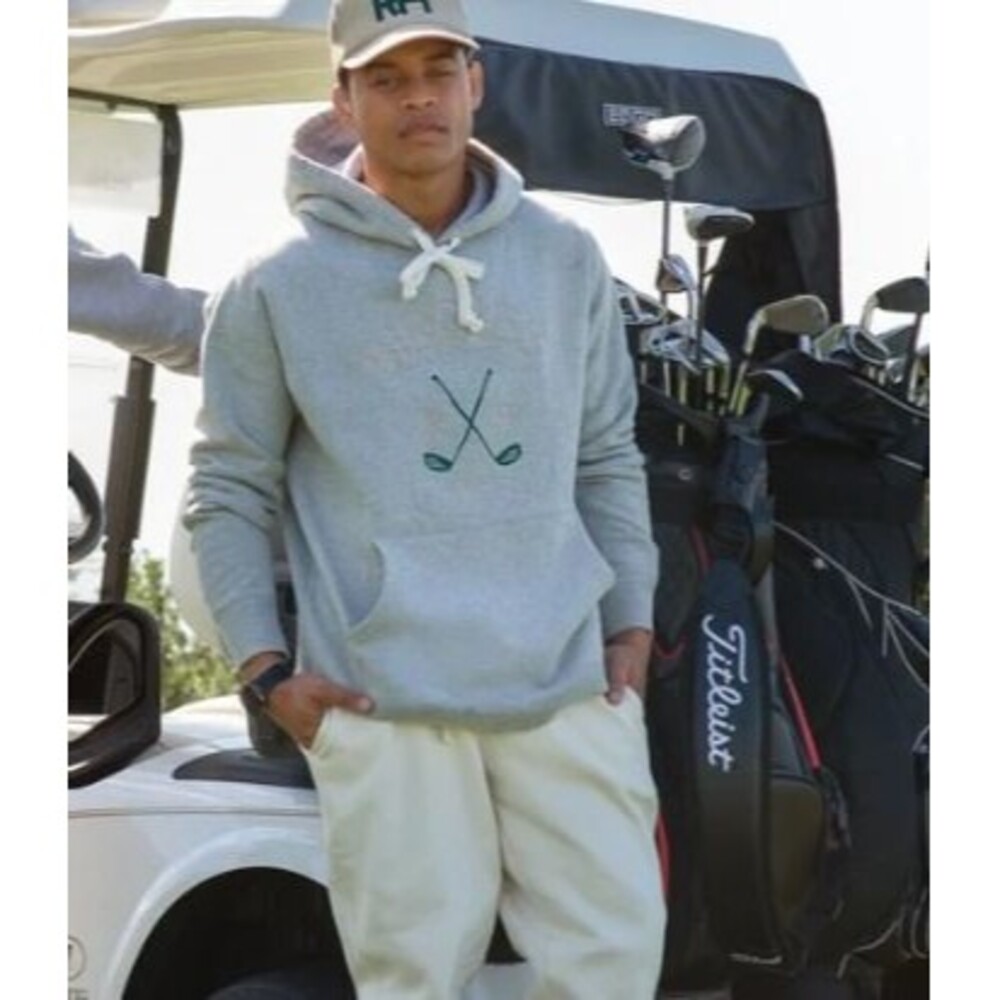 Recreational Habits Golf Birdies S22 Gray Hoodie Sweatshirt - Men's Large
